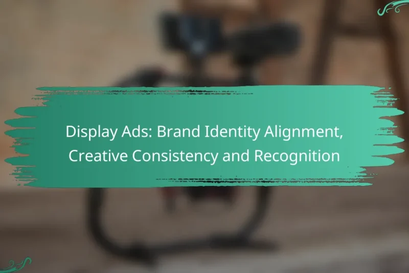 Display Ads: Brand Identity Alignment, Creative Consistency and Recognition