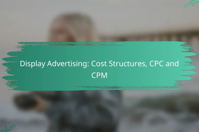 Display Advertising: Cost Structures, CPC and CPM