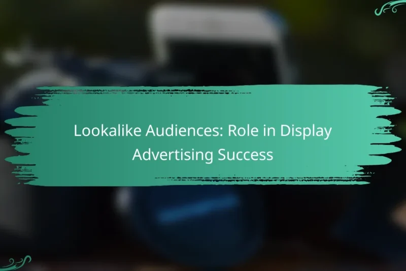 Lookalike Audiences: Role in Display Advertising Success